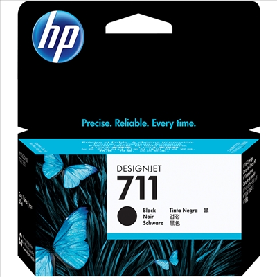 Tinteiro HP 711 Preto Original (CZ129A)