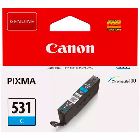 Tinteiro Canon CLI-531C Azul Original (6119C001)
