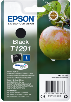 Tinteiro Epson T1291 Preto Original Série Maça (C13T12914012)