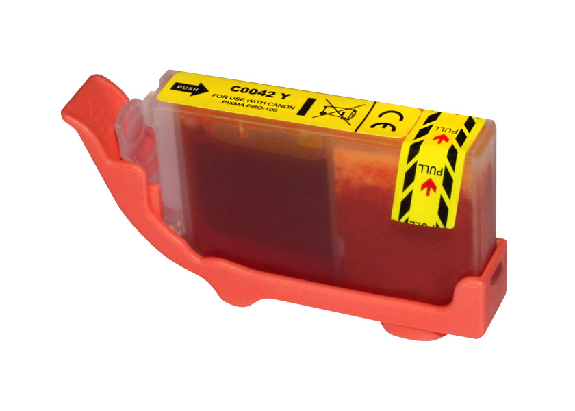 Tinteiro Canon Compatível CLI-42Y Amarelo