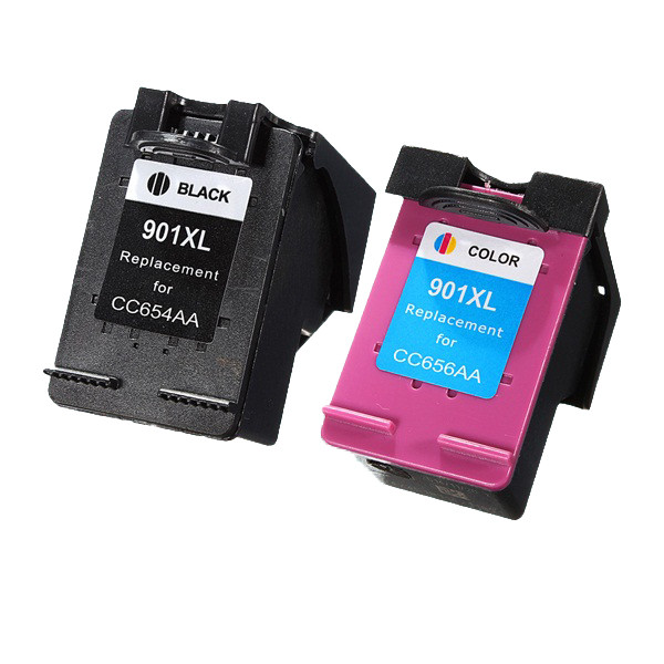 Conjunto 2 Tinteiros Reciclados HP 901 XL
