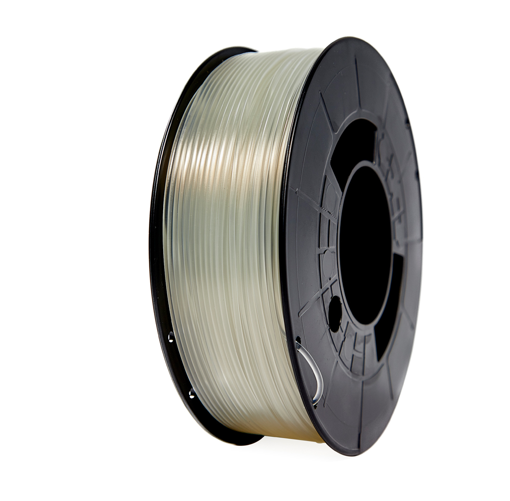 Filamento de Impressão 3D em PLA 1,75mm Bobina 1Kg Transparente