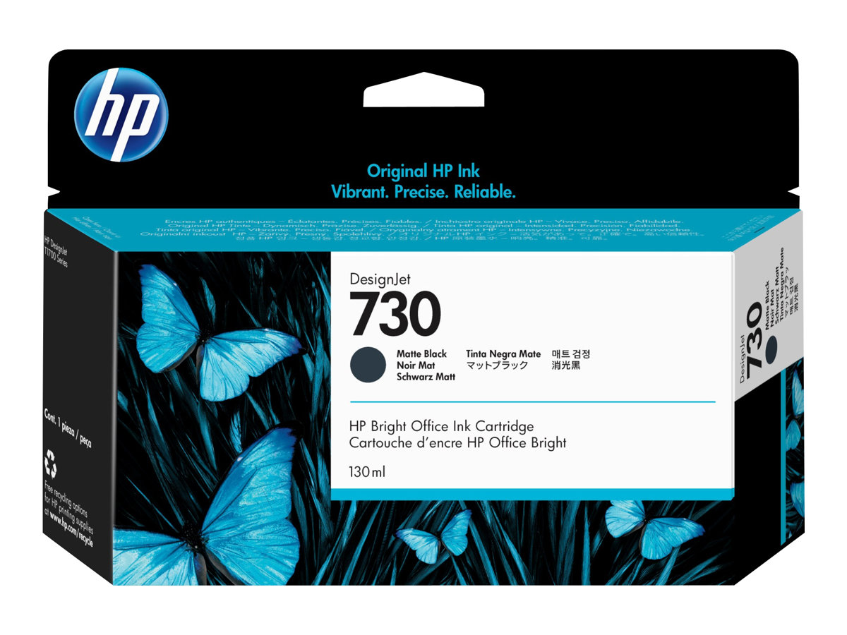 Tinteiro HP 730 Foto Preto Original (P2V67A)