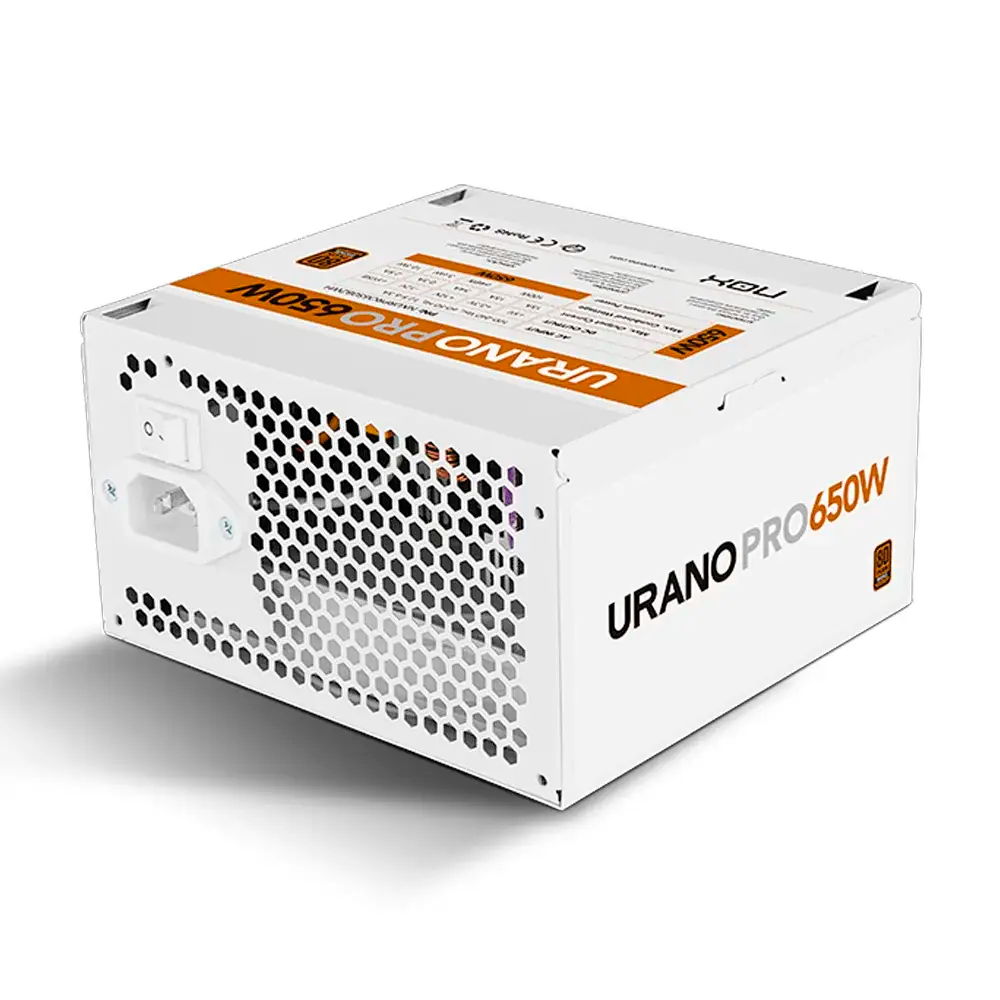 Fonte Nox Urano PRO 650W 80 Plus Bronze Branca