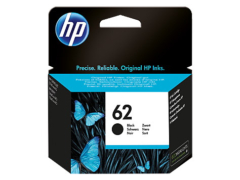 Tinteiro HP 62 Preto Original (C2P04AE)