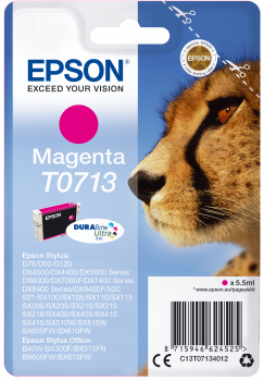 Tinteiro Epson T0713 Magenta Original Série Chita (C13T07134012)