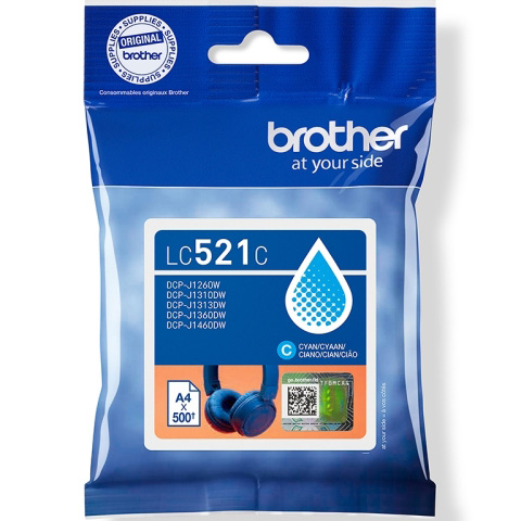 Tinteiro Brother Original LC521 Azul (LC521C)