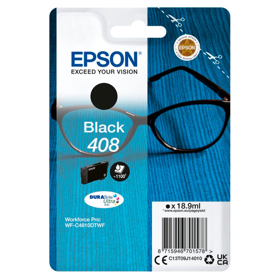 Tinteiro Epson 408 Preto Original (C13T09J14010)