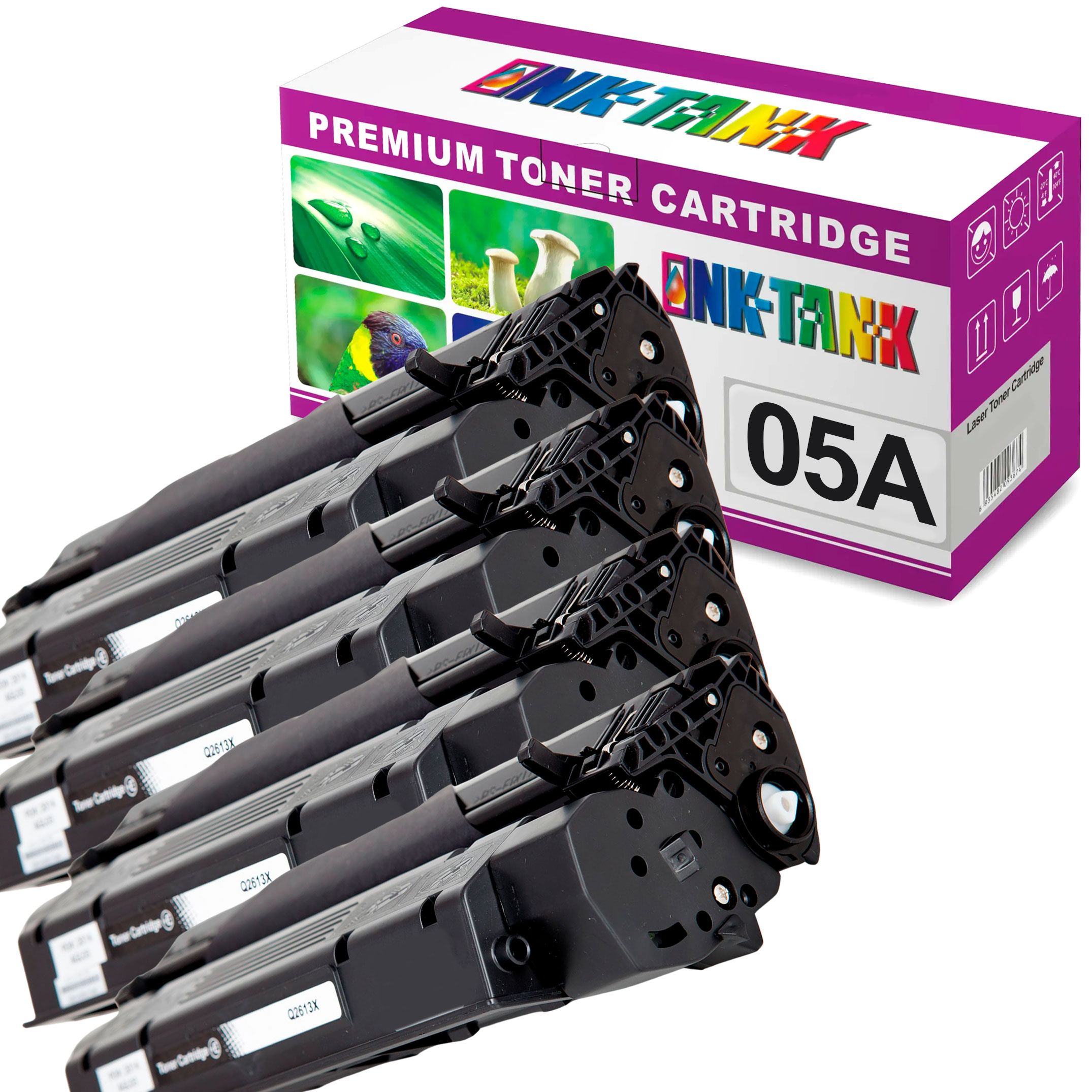 Pack 4 Toners HP 05A Compatíveis CE505A Preto