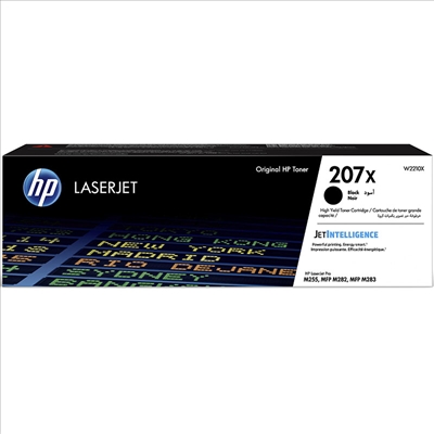 Toner HP LaserJet Original 207X Preto (W2210X)