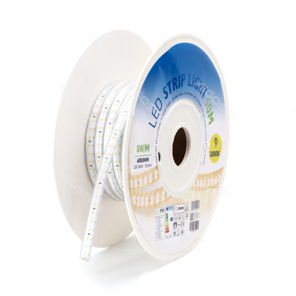 Rolo de Fita Led 50 Metros Aigostar 3000K 8W