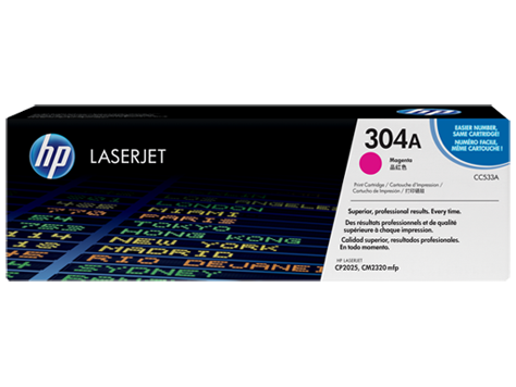 Toner HP LaserJet Original 304A Magenta (CC533A)