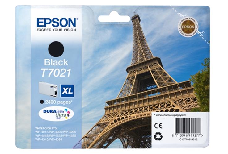 Tinteiro Epson T7021 XL Preto Original (C13T70214010)