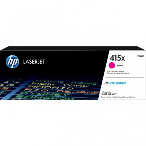 Toner HP LaserJet Original 415X Magenta (W2033X)
