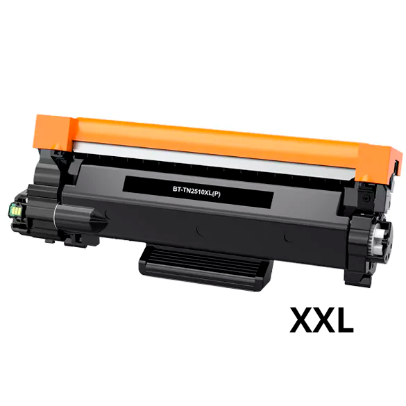 Toner Brother Compatível TN-2510XXL 5000 Páginas (Usar só em HL-L2865DW, MFC-L2960DW, MFC-L2980DW)