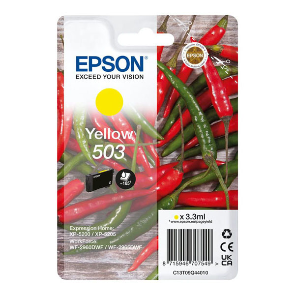 Tinteiro Epson 503 Amarelo Original (C13T09Q44010)