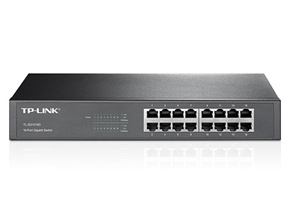 Switch Gigabit de 16 portas TP-Link TL-SG1016D