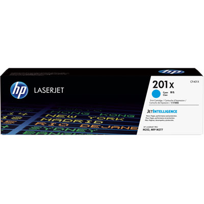 Toner HP LaserJet Original 201X Azul (CF401X)