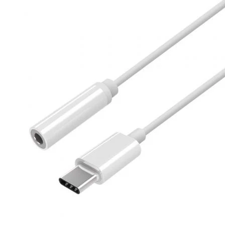 Conversor USB Tipo-C Aisens para Jack 3.5 Fêmea Branco