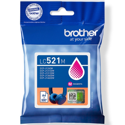 Tinteiro Brother Original LC521 Magenta (LC521M)