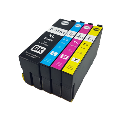 Conjunto 4 Tinteiros Epson 35 XL Compatíveis - ref. T3591/2/3/4