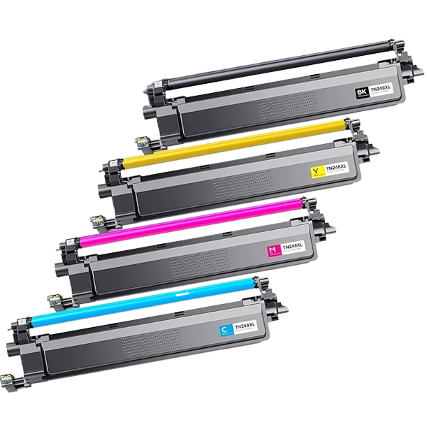 Pack 4 Toners Brother TN-248CMYK XL Compatíveis