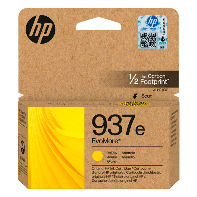 Tinteiro HP 937e XL Amarelo Original (4S6W8NE)