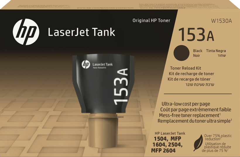 Recarga Toner HP 153A Original Preto (W1530A)