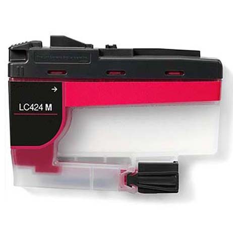 Tinteiro Brother Compatível LC424 XL Magenta