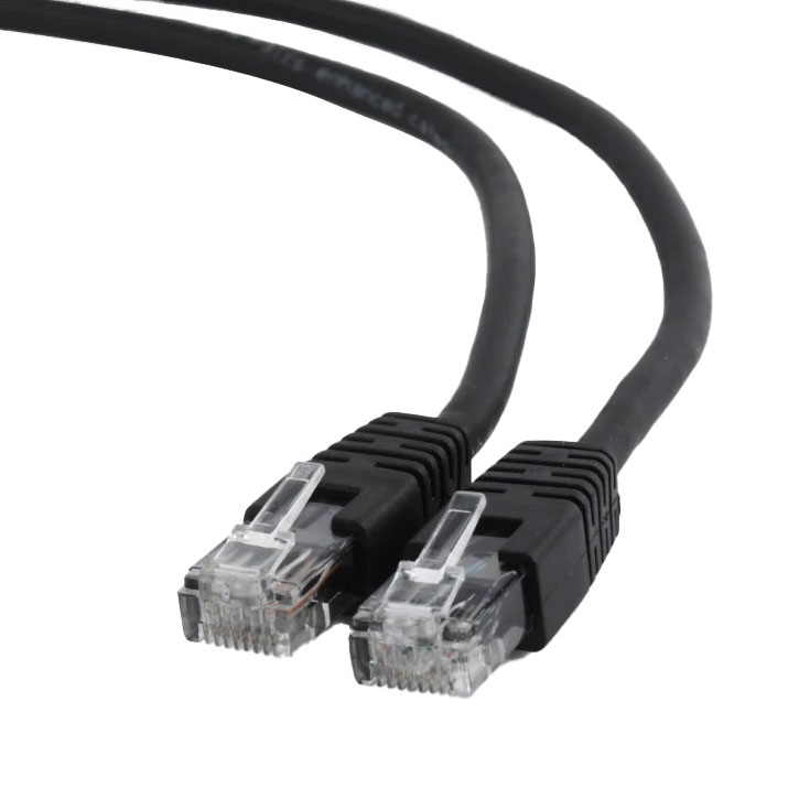 Cabo Rede 5 metros RJ45 cat6 UTP Vention Preto