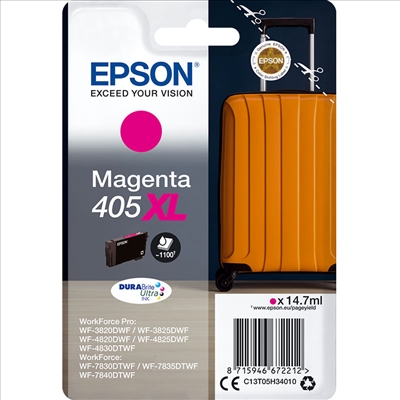 Tinteiro Epson 405 XL Magenta Original (C13T05H34010)