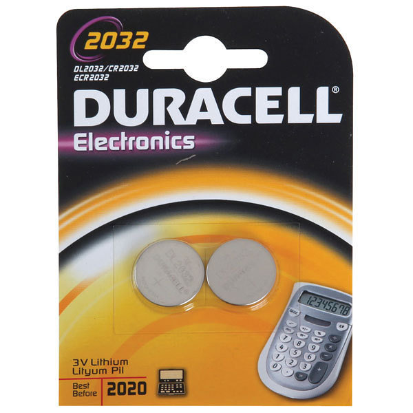 Pilhas de Lítio Duracell DL2032B2 Cell | CR2032 3V - Pack 2 unidades