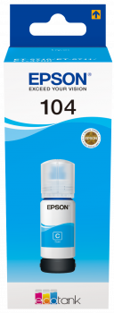 Recarga de Tinta 104 Original Epson Azul (C13T00P240)