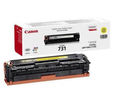 Toner Canon Original 731 Amarelo (6269B002)