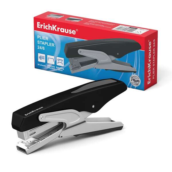 Agrafador Erichkrause Nº 24/6 30 Folhas Preto