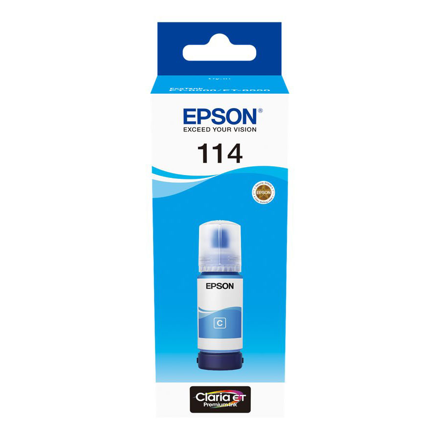 Recarga de Tinta 114 Original Epson Azul (C13T07B240)