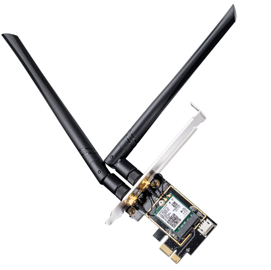 Placa de Rede Cudy WE3000 AX5400 Tri-Band Wi-Fi 6 PCI Express