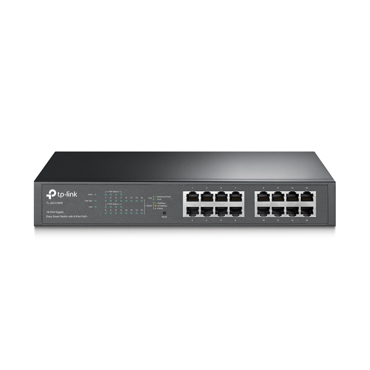 Switch TP-Link TL-SG1016PE 16 Portas Gigabit Smart Managed PoE+ Rack Mountable