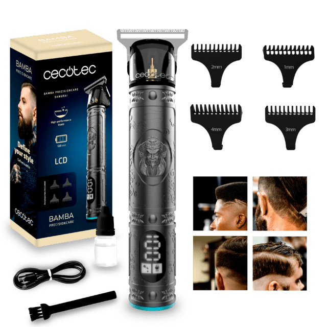 Aparador Barba e Cabelo Bamba PrecisionCare Samurai Multifunções
