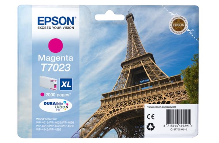 Tinteiro Epson T7023 XL Magenta Original (C13T70234010)