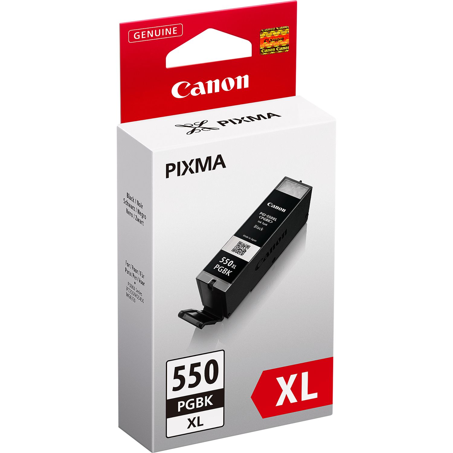 Tinteiro Canon PGI-550 BK XL Preto Original (6431B001)