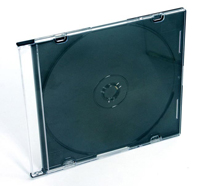 Caixa CD/DVD Slim Mediarange 5.2mm - Pack 100