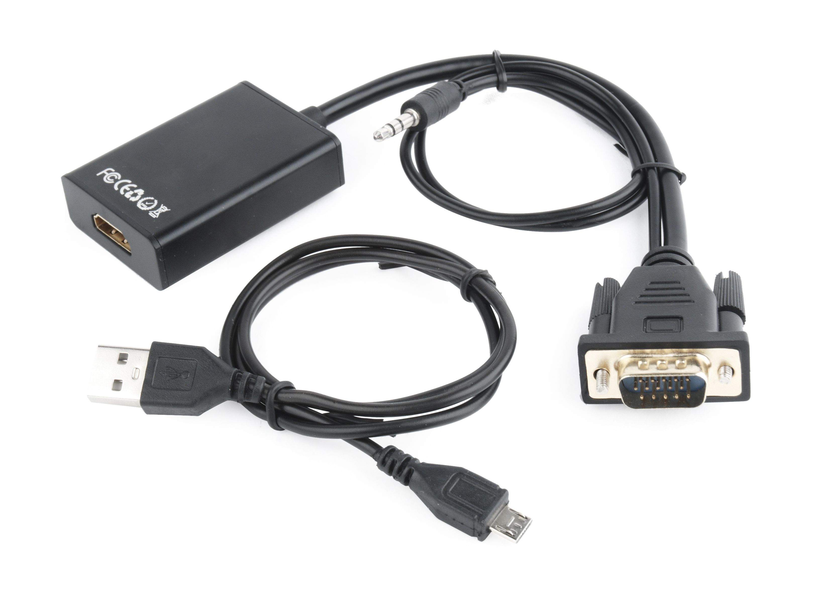 Adaptador Gembird VGA para HDMI 15cm
