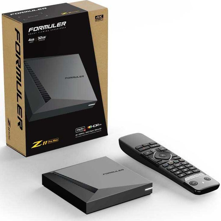Receptor IPTV Formuler Z11 Pro MAX - MyTV Online 3 (4GB/32GB) Android 4K