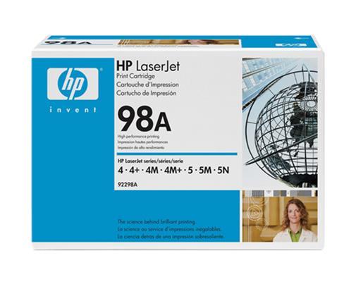 Toner HP LaserJet Original 98A Preto (92298A)