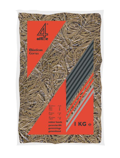 Elásticos 4Office em Saco 1KG 3mm - nº33