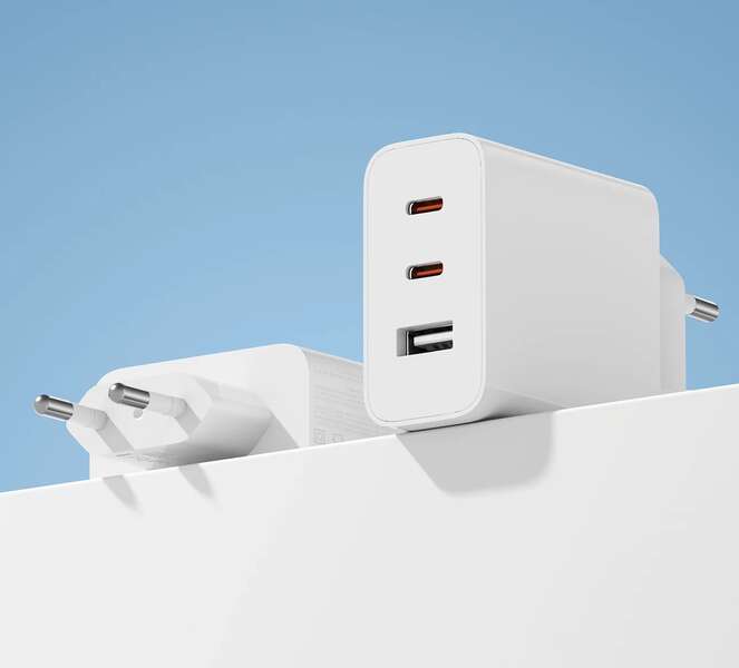 Carregador USB Xiaomi 67W Fast Charge GaN 2C1A