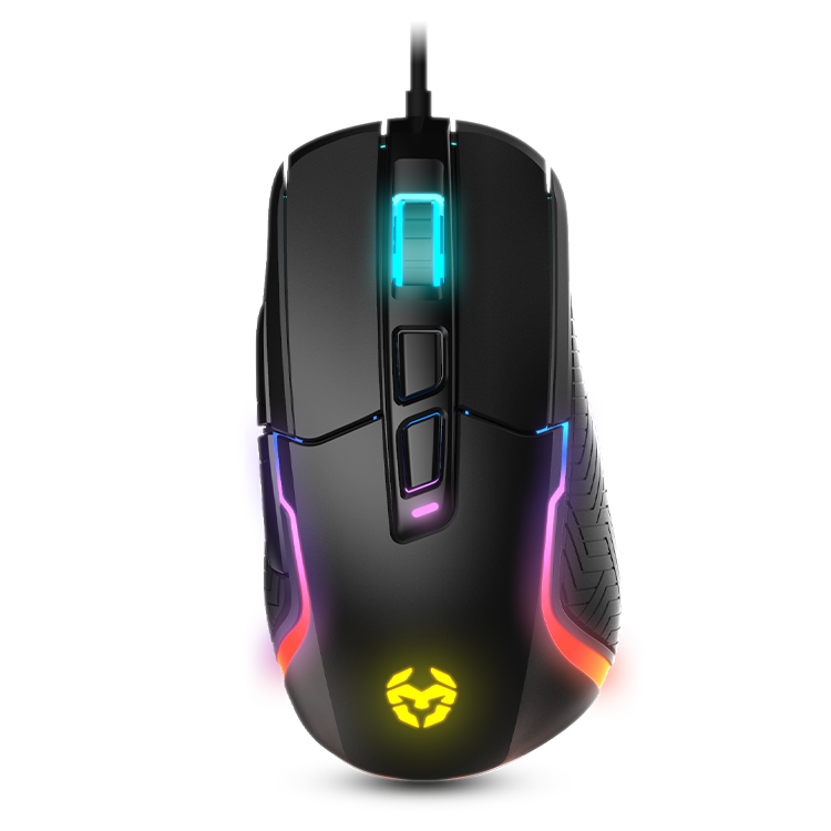 Rato Óptico Krom Kick Gaming 6200DPI Preto