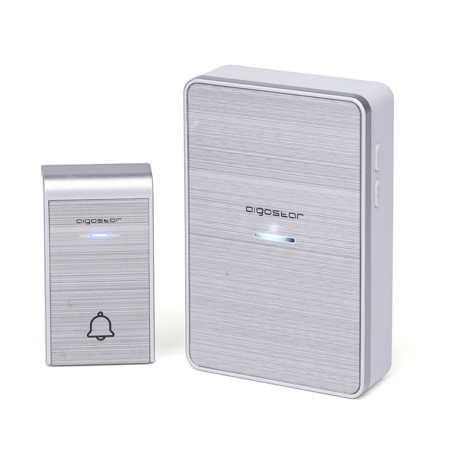 Campaínha Sem Fios AC Aigostar IP44 150 metros Silver