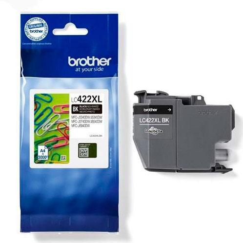 Tinteiro Brother Original LC422 XL Preto (LC422XLBK)